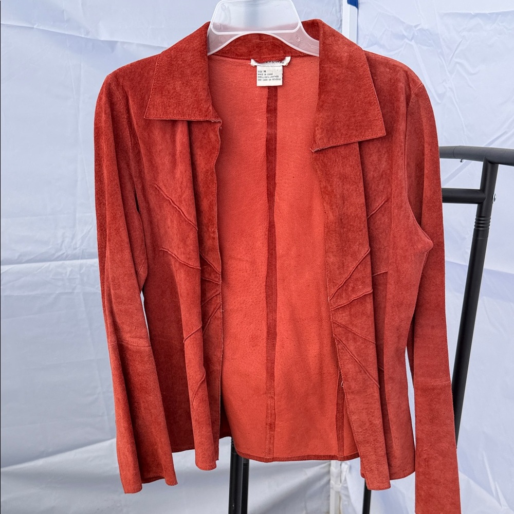 Wet Seal Women's Rust Color Suede Jacket